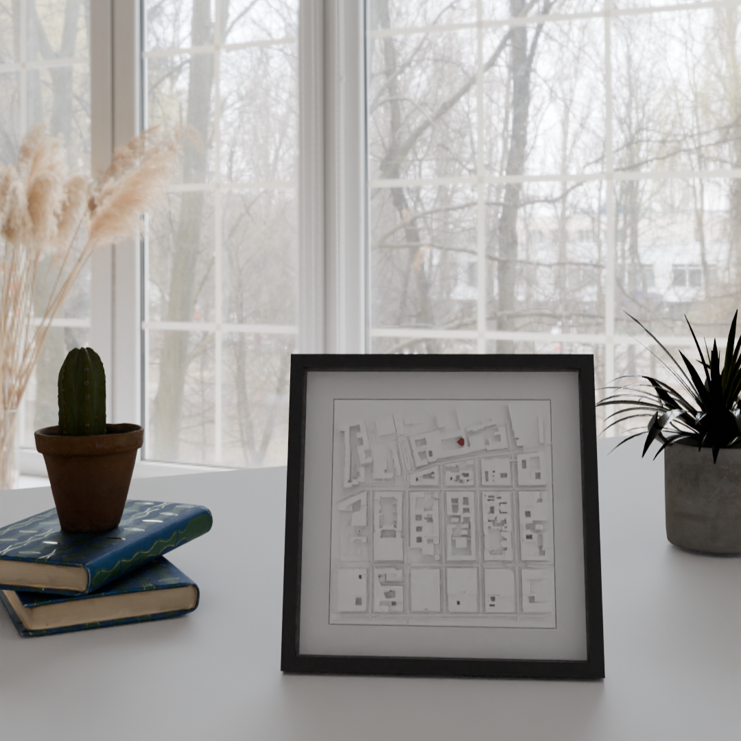 Personalisierter 3D City Frame