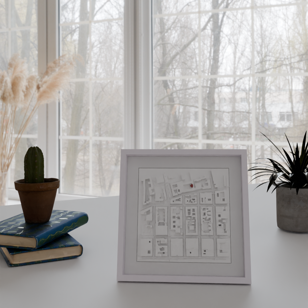 Personalisierter 3D City Frame