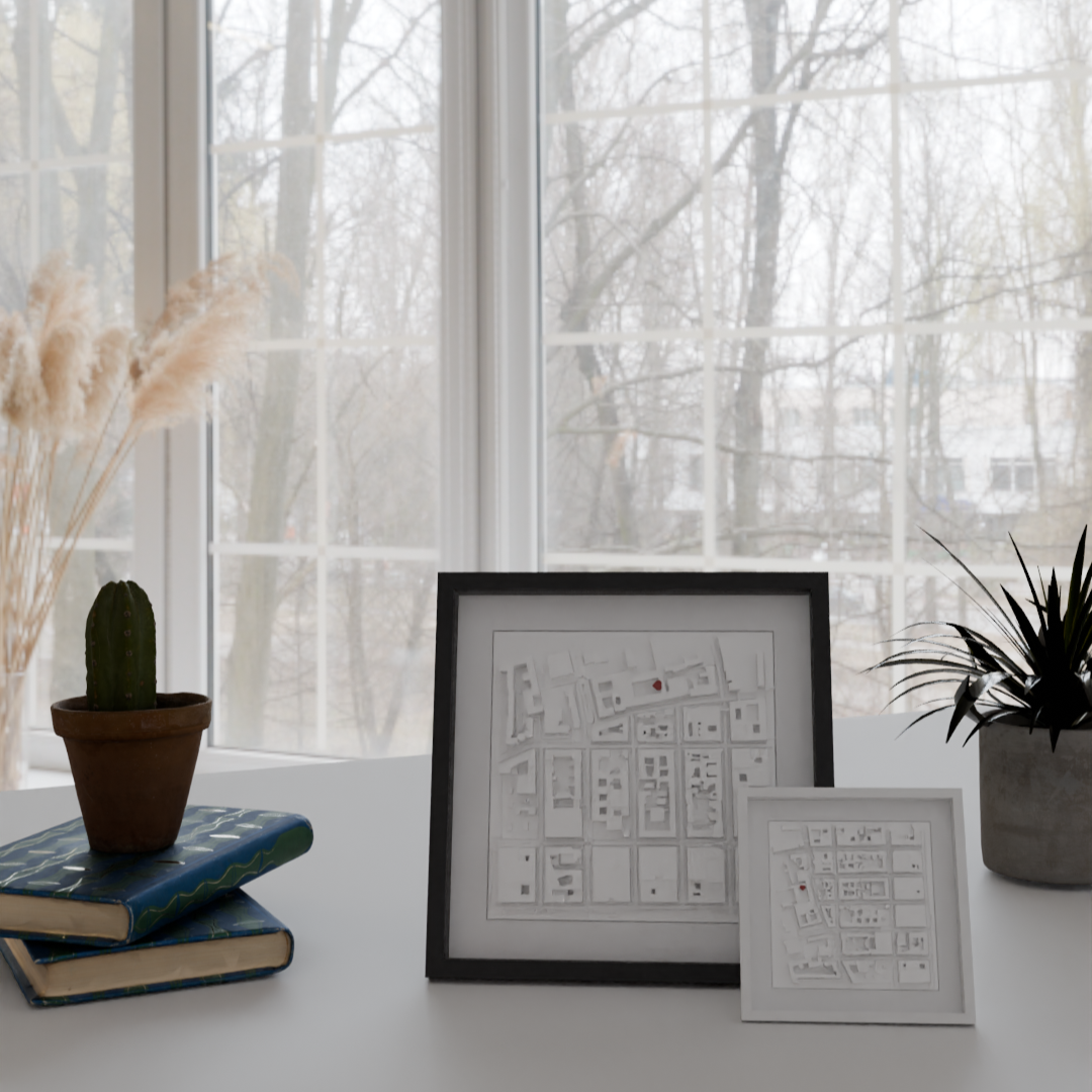 Personalisierter 3D City Frame